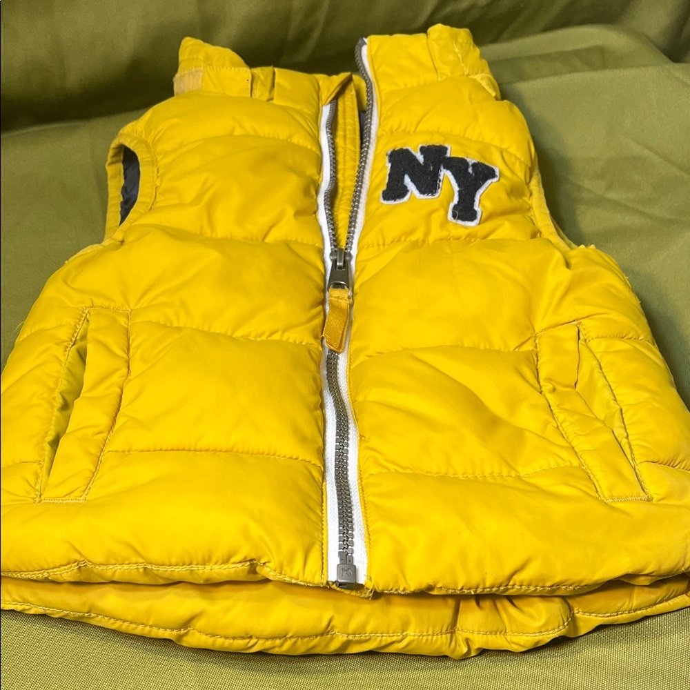 H&M  Kids Yellow Puffer Vest